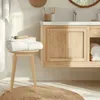 Relaxdays Esszimmerhocker aus Bambus, Sitzhocker Küche, Produktbild-Vorschau 3
