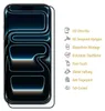 A screen protector for a smartphone is shown with a list of its features. Produktbild-Vorschau
