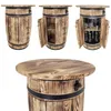 Holzfassbar mit RGB-LED-Aufsatz zur Lagerung von Alkohol Produktbild-Vorschau 8