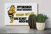 Holzschild Spruch 30x20cm Optimismus rückwärts Sumsi mit Po Produktbild-Vorschau 4