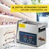 A digital ultrasonic cleaner displayed in front of shelves filled with eyeglasses. Anteprima dell’immagine prodotto