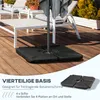 Basisgewichte für Sonnenschirmständer, mit Wasser und Sand Produktbild-Vorschau 4