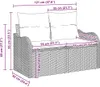 "2026 Promotion" Gartensofa-set Beige Poly-Rattan - Produktbild-Vorschau 10