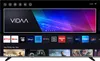 A smart TV screen displaying the VIDAA operating system with various app icons and recommended content. Produktbild-Vorschau