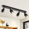ZMH LED plafoniera nera a 4 fiamme GU10 orientabile in Anteprima dell’immagine prodotto 1