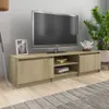 Mobile TV rovere Sonoma 140x40x35,5 cm Materiale a base di Anteprima dell’immagine prodotto 18