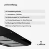 Klarstein Dunstabzugshaube, Abluft-Dunstabzugshaube 90cm, Produktbild-Vorschau 7