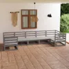 vidaXL 7-tlg. Garten-Lounge-Set Massivholz Kiefer Produktbild-Vorschau 2