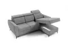Minimalistische, Ecksofa mit Schlaffunktion und Bettkasten, Produktbild-Vorschau 3