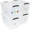 Aufbewahrungsbox 4er Set 60 Liter Produktbild-Vorschau 4