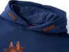 vidaXL Dziecięca bluza z kapturem granatowa 104 Podgląd zdjęcia produktu 2