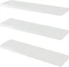 Three white shelves are stacked vertically against a white background. Produktbild-Vorschau