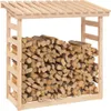 vidaXL Kaminholzregal 108x64,5x110 cm Massivholz Kiefer Produktbild-Vorschau 4