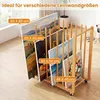 COSTWAY Opbergrek voor canvas, bamboe, droogrek, Productafbeelding-voorbeeld 5