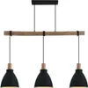 Lindby Hängeleuchte Trebale, E27, Ø 28 cm, 3-flammig, Holz Produktbild-Vorschau 9