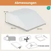 COSTWAY Cuscino per le gambe con rivestimento sfoderabile, Anteprima dell’immagine prodotto 3