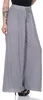 Damen Sommer Chiffon Hose Sommer Strandhose Lässig Grau Produktbild-Vorschau 5