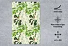 MuchoWow® Mauspad Mousepad Vintage - Blätter - Grün 40x60 Produktbild-Vorschau 2