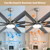 Fortuna Lai Großer 66-Zoll Smart-Deckenventilator Produktbild-Vorschau 5