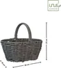UNUS Korb in Rattan-Optik, Ideal für Kinder, Grau Produktbild-Vorschau 3