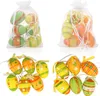 com-four® 24x handbemalte Ostereier zum Aufhängen 6 cm - Produktbild-Vorschau 9