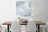 MuchoWow® Poster Marmor - Chic - Weiß 75x75 cm - Wand Produktbild-Vorschau 2