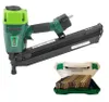 A pneumatic nail gun and a box of nails. Produktbild-Vorschau