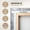 MuchoWow® - Leinwandbilder - Baum - Bunt - Grau - Modern, Produktbild-Vorschau 3