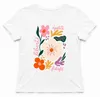 Camiseta para mujer, blanca, talla M, con estampado que Vista previa de la imagen del producto 2