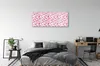 Glasbilder 125x50 Wandkunst rosa Vögel Produktbild-Vorschau 3