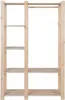 STOLMAK Garderobenständer Holz 110x170x38 cm Kiefernholz Produktbild-Vorschau 5