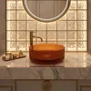 Lavabo Da Appoggio Rea Suri  Brown Anteprima dell’immagine prodotto 2