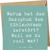 Mr. & Mrs. Panda doppelkarte Spruch Saxophon Kühlschrank - Produktbild-Vorschau 1