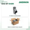 Jardinion Regenwasserfilter, Fallrohr Laubabscheider Silber Produktbild-Vorschau 6