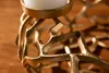 Eleganter Kerzenhalter ABSTRACT 38cm gold Kranz aus Ästen Produktbild-Vorschau 5