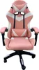 A pink gaming chair is shown from the front against a white background. Produktbild-Vorschau