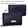 JENNIFER JONES Damen Geldbörse Portemonnaie Blau (1103) Produktbild-Vorschau 3