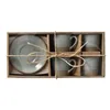 ZELLER 26538 Espresso-Set GRAU/BRAUN, 8-tlg., Steingut Produktbild-Vorschau 4