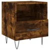 Nachttisch Räuchereiche 40x35x47,5 cm Holzwerkstoff Produktbild-Vorschau 1