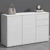 doporro Sideboard Kommode 120 cm in Matt Weiß Produktbild-Vorschau 2
