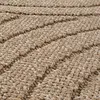 Teppich In- und Outdoor mit Kreislinien-Muster in Beige für Produktbild-Vorschau 2