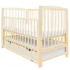 Nuovo lettino Baby LILLY con cassetto e cassetto naturale Anteprima dell’immagine prodotto 1