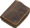 Greenburry Minibörse Geldbörse Leder braun Vintage Produktbild-Vorschau 8