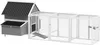 PawHut Hühnerstall 283x133,5x112 cm Hühnerhaus für 7-10 Produktbild-Vorschau 1