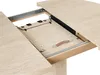 BELIANI Ausziehbarer Esstisch Hellbraun MDF Travertinoptik Produktbild-Vorschau 8