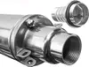 A close-up view of a stainless steel pump component, showing threaded connections and mounting brackets. Náhľad obrázku produktu
