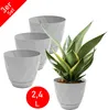 3er Set Blumentopf Diamant für Blumen und Pflanzen mit Produktbild-Vorschau 1