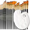 Tritart Pinselset 25 STK. | Acryl Pinsel, Aquarellpinsel, Produktbild-Vorschau 1