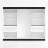 Oravelle 200 cm Graphit 3-türiger Kleiderschrank mit Produktbild-Vorschau 5