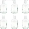 Creativery Klare Glas-Dekoflaschen 6er Set – H 10 cm, V 125 Produktbild-Vorschau 1